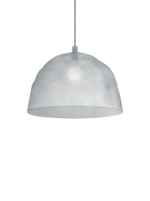 Silberne Bump Pendelleuchte von Foscarini: Moderne Hängelampe für stilvolle Innenbeleuchtung.